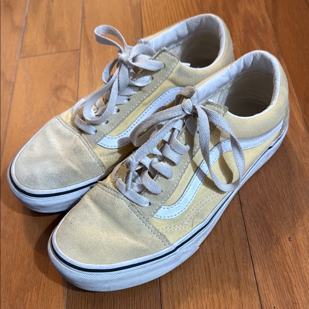 Vans Old Skool Yellow Suede Sneakers Women’s | Classic Skate Shoe